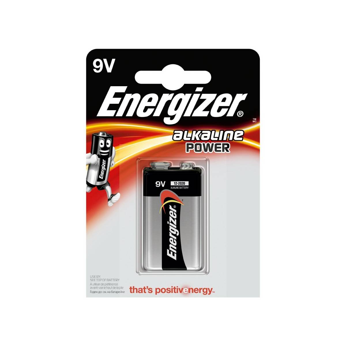 Pila Energizer Alkaline Power 6LR61 (9V) Blister de 1 Ud