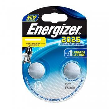 Pila Energizer CR2025 Lithium Performance, Blister de 2 Ud Pila Energizer CR2025 Lithium Performance, Blister de 2 Ud