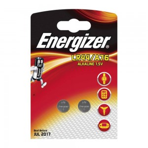 Pila Energizer A76/LR44 Blister de 2 Ud