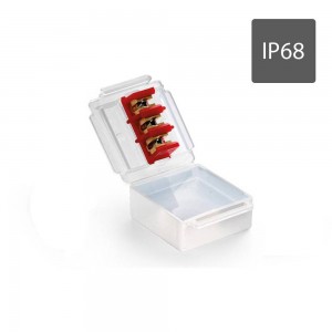TORPEDO CONECTOR ESTANCO CON GEL AISLANTE IP68 INCLUYE CONECTORES PARA 3 CABLES 1 a 6mm2