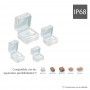 CAJA DE EMPALMES ESTANCA GEL BOX PASCAL6 IP68 CON GEL AISLANTE INCORPORADO - NO INCLUYE CONEXIONES - BLISTER 2 UNIDADES