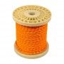CABLE ELECTRICO ESTILO NORDICO 2X0,75 TEXTIL COLOR NARANJA CABLE ELECTRICO ESTILO NORDICO 2X0,75 TEXTIL COLOR NARANJA