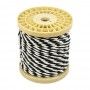 CABLE ELECTRICO ESTILO NORDICO 2X0,75 TEXTIL COLOR BLANCO y NEGRO CABLE ELECTRICO ESTILO NORDICO 2X0,75 TEXTIL COLOR BLANCO y NEGRO