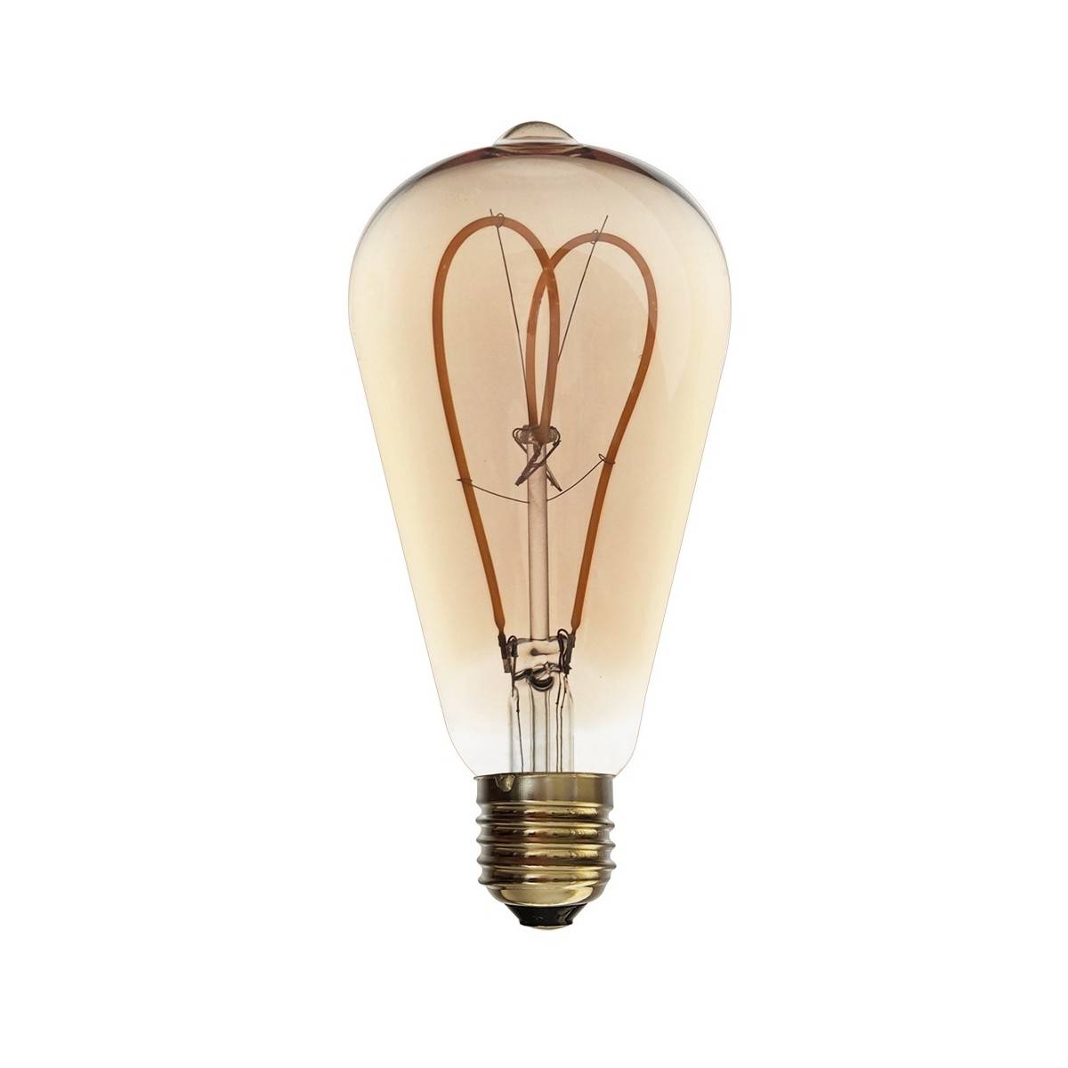 BOMBILLA LED SOFT FILAMENT GOLD VINTAGE ST64 E27 4W REGULABLE 2000K