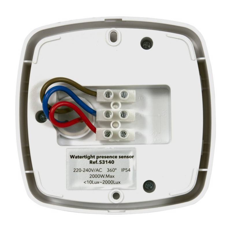 Sensor de presencia estanco de superficie IP54 Sensor de presencia estanco de superficie IP54