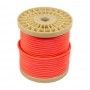 Bobina de cable eléctrico decorativo textil 2x0,75 de colores flúor