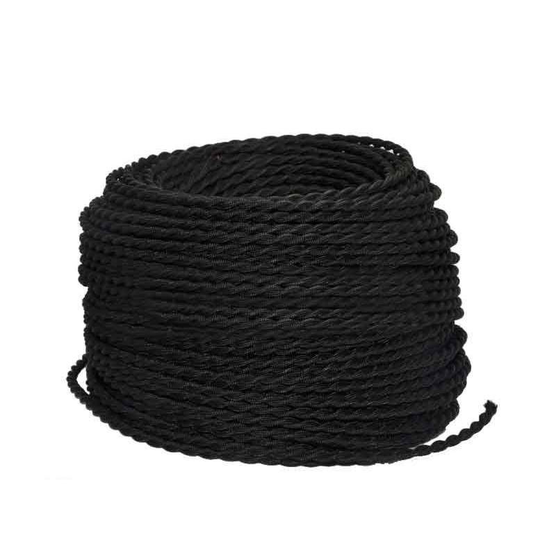 Cable trenzado (Negro) - Decocables