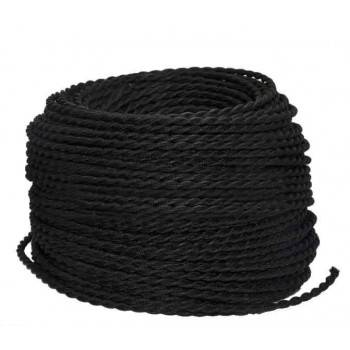 Cable eléctrico decorativo trenzado 2x0.75 varios colores Cable eléctrico decorativo trenzado 2x0.75 varios colores