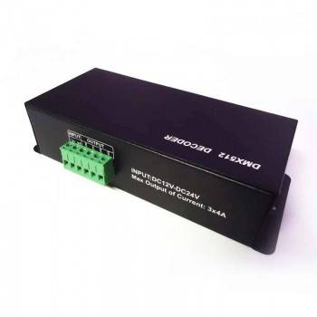 Descodificador DMX 4 canales DMX/SPI Descodificador DMX 4 canales DMX/SPI