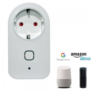 BASE PARA ENCHUFE INTELIGENTE CON CONEXIÓN WIFI - GOOGLE HOME - AMAZON ALEXA