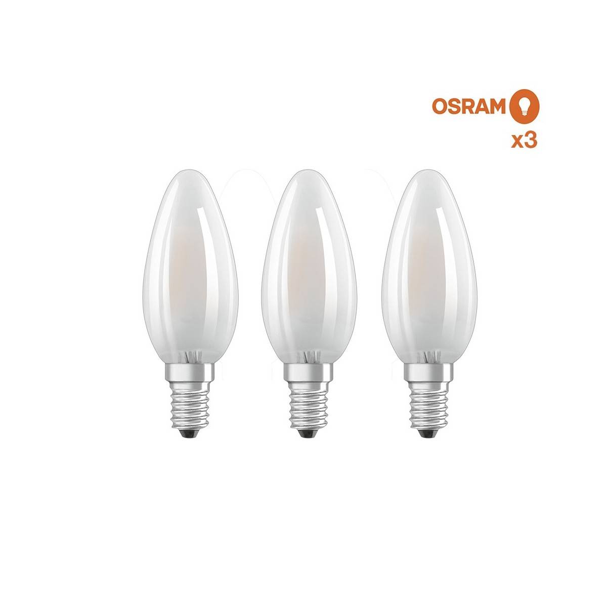 bombillas LED vela OSRAM E14 4W