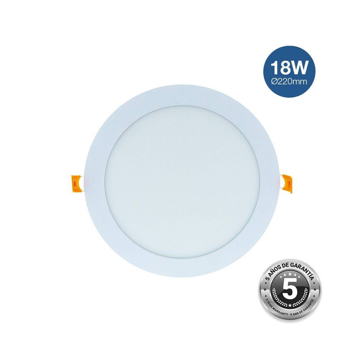 Downlight LED empotrable 18W - 5 años de garantía