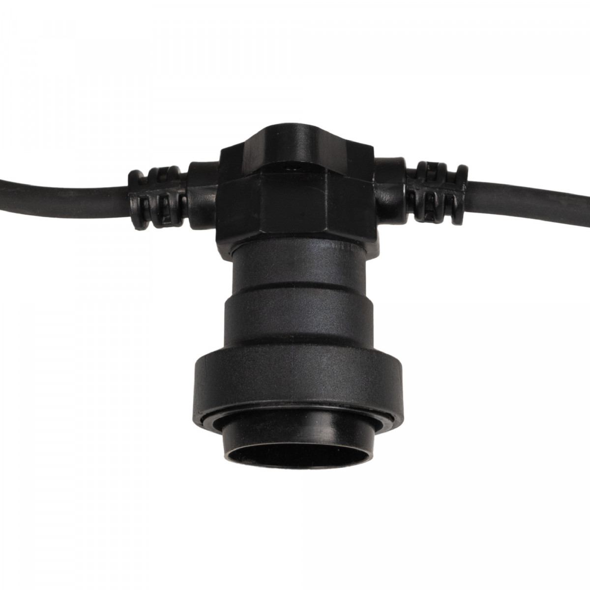 Guirnalda Exterior conectable en serie IP44 6,5m con 10 casquillos E27