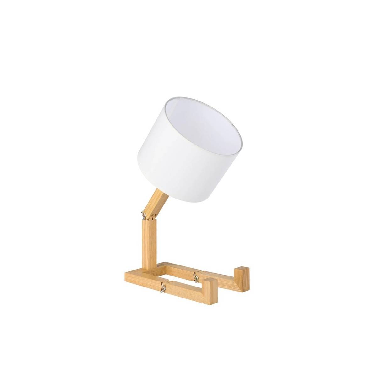 Lámpara de mesa de madera articulada "YOKI"