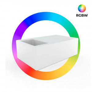 Mesa luminosa LED RGBW con bandeja para hielo  - 24W - Recargable