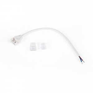 Conector de inicio + Tapón final para tira LED Monocolor IP65 - 10mm
