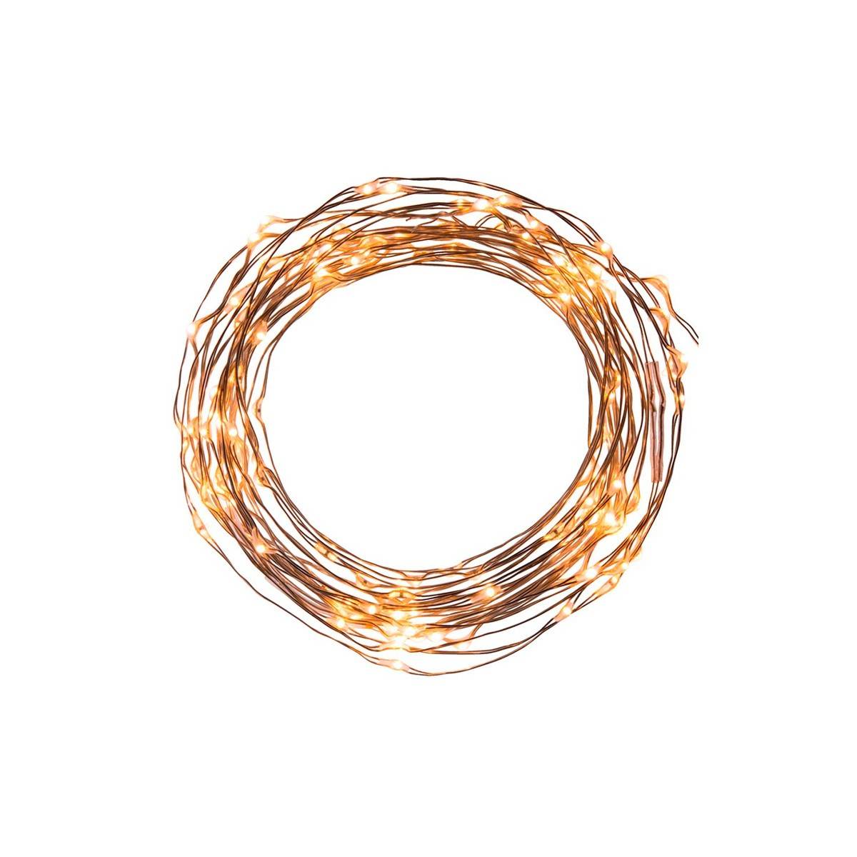 Luces de cadena de hadas de alambre de cobre impermeable 10M Luces de cadena LED 5V 1A Tapón de Estados Unidos 4 colores 