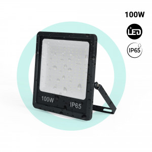 Proyector LED de exterior - 100W - Negro - IP65