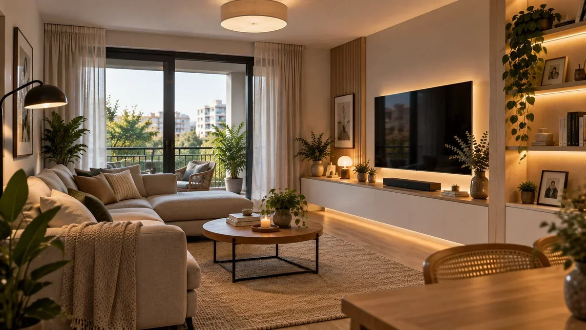 Cómo iluminar un salón: ideas, tipos de luz y distribución