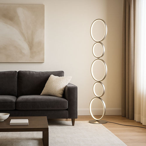 Aluminum LED floor lamp 