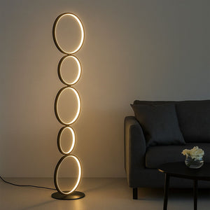 Lámpara de pie LED de aluminio "NATALIE" - 30W - Luz cálida (2)