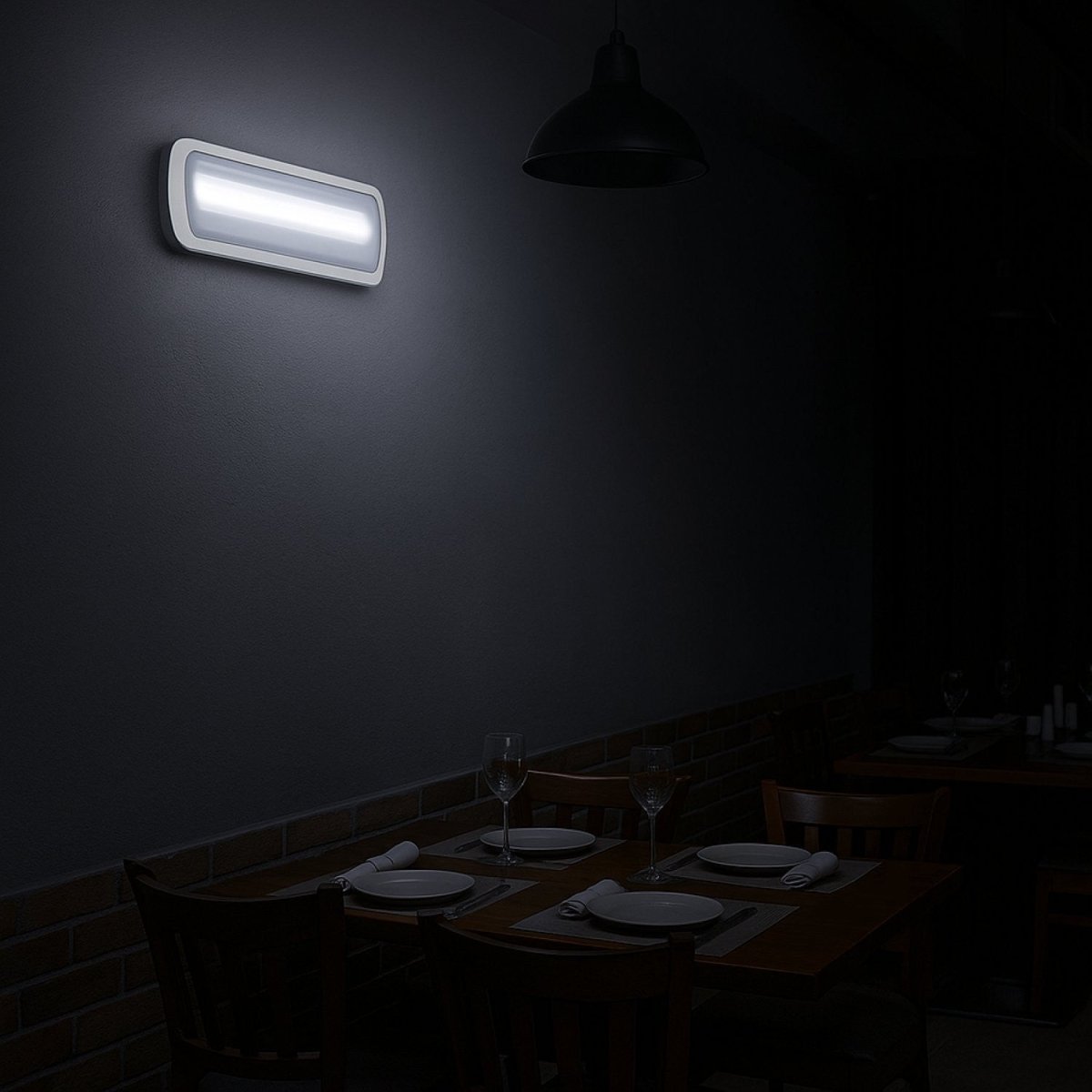Luz de emergencia AUTOTEST  - 7W - 1000lm - 3h de autonomía - Barcelona Led-