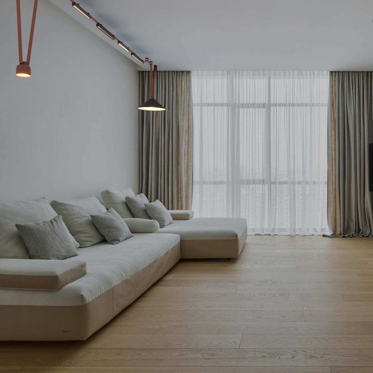 Lámpara lineal 400 para sistema "Axia" - 15W - 48V - Luz cálida (7)