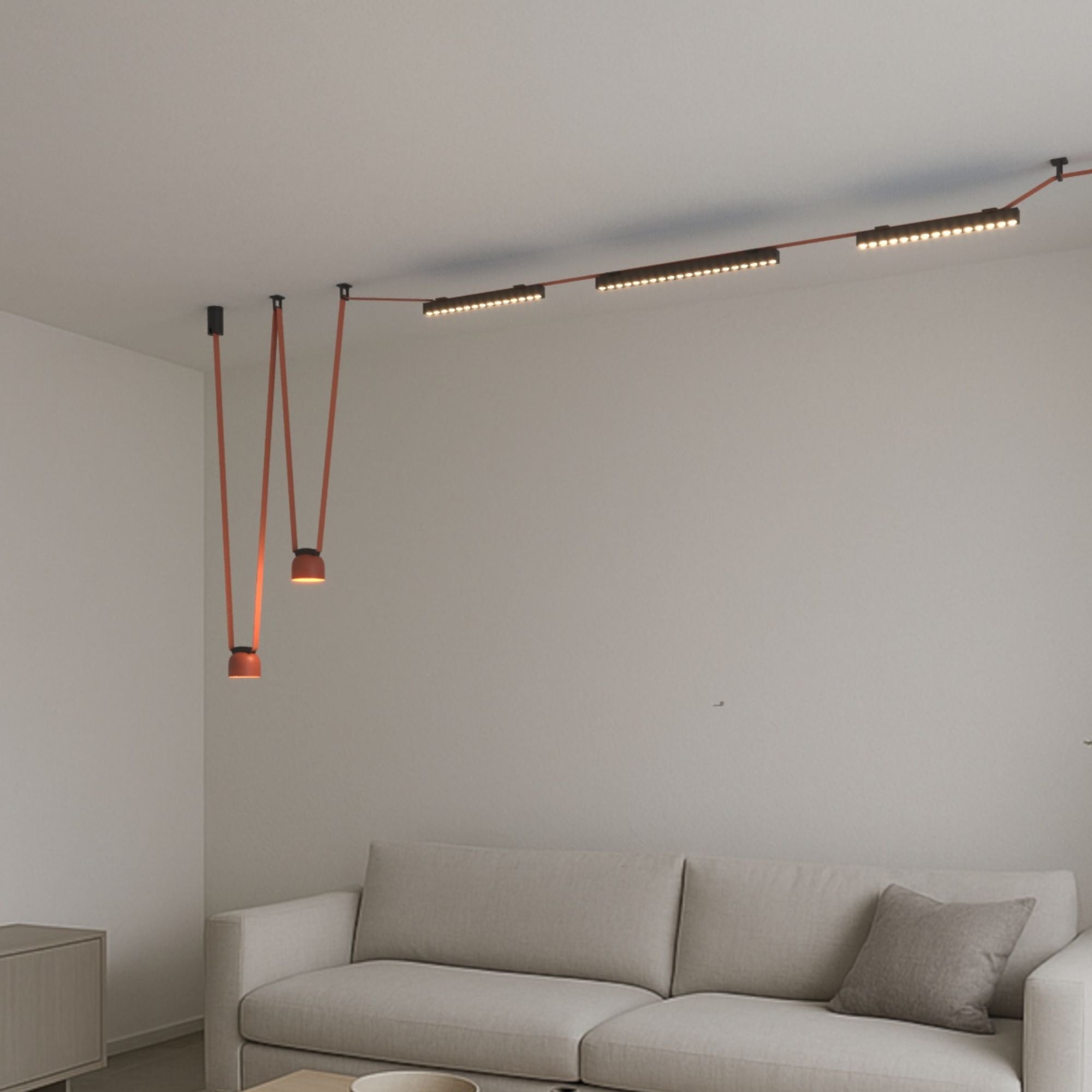 Lámpara SPOT para sistema "Axia" - 12W - 48V - Luz cálida (12)