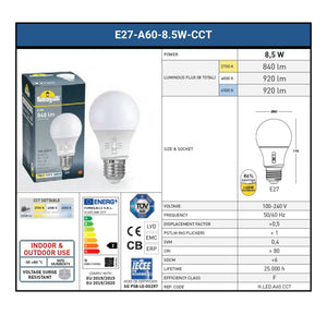 Bolardo para caminos FUMAGALLI "VIRGILIO 800" - CCT - 8,5W - E27 A60 (2)
