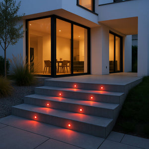 Baliza LED exterior empotrable - RGB - 0,7W - IP67 - Ø60mm (9)