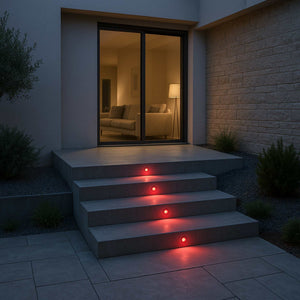 Baliza LED exterior empotrable - RGB - 0,7W - IP67 - Ø60mm (10)