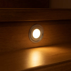 Baliza LED empotrable en suelo 0,5W - 12V DC - IP67 - Ø60mm (12)