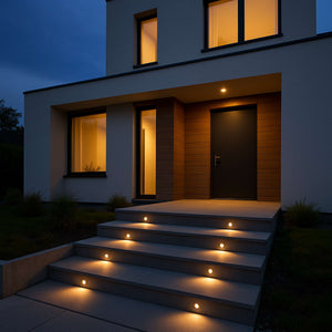 Baliza LED empotrable en suelo 0,5W - 12V DC - IP67 - Ø60mm (15)