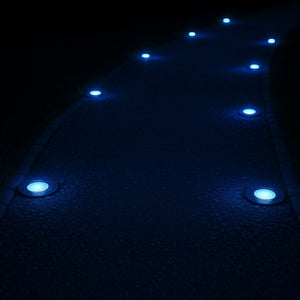 Baliza LED exterior empotrable - RGB - 0,7W - IP67 - Ø60mm (16)