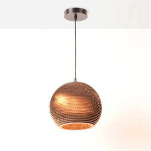 Lámpara colgante de cartón corrugado "ANIDA" - E27 (13)