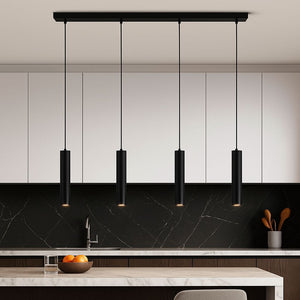 Lámpara colgante minimalista cuádruple "Bila 4" - GU10 (6)