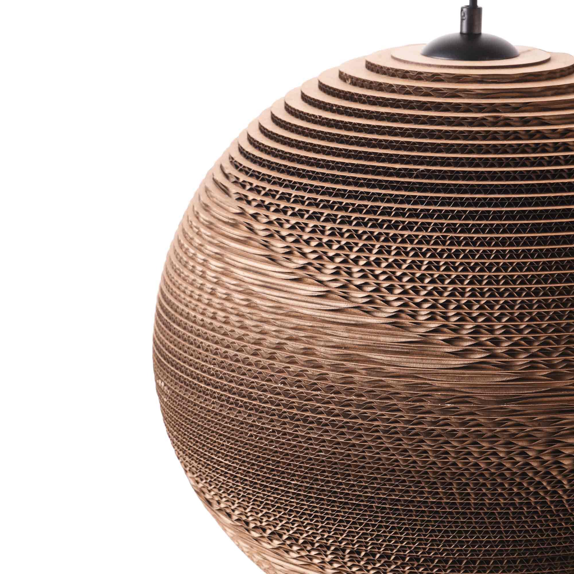 Lámpara colgante de cartón corrugado "ANIDA" - E27 (44)