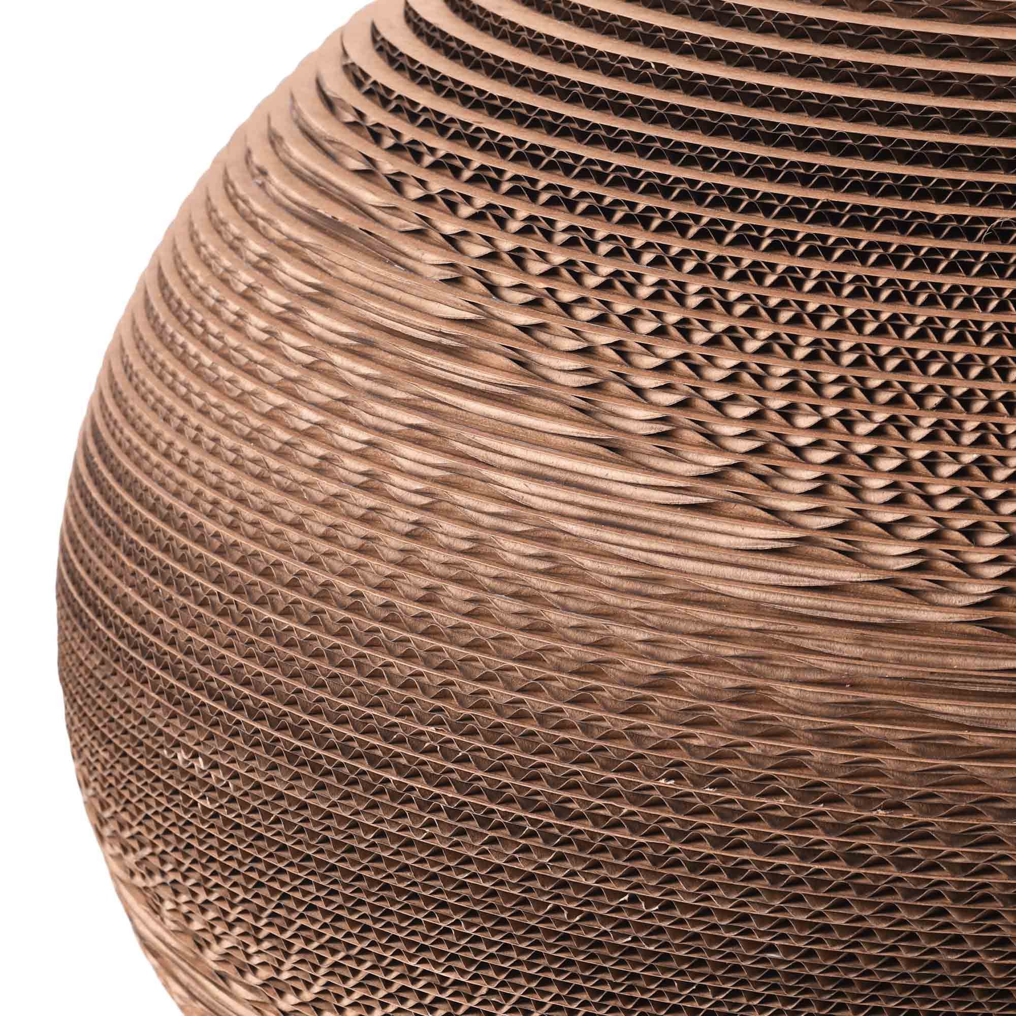 Lámpara colgante de cartón corrugado "ANIDA" - E27 (45)