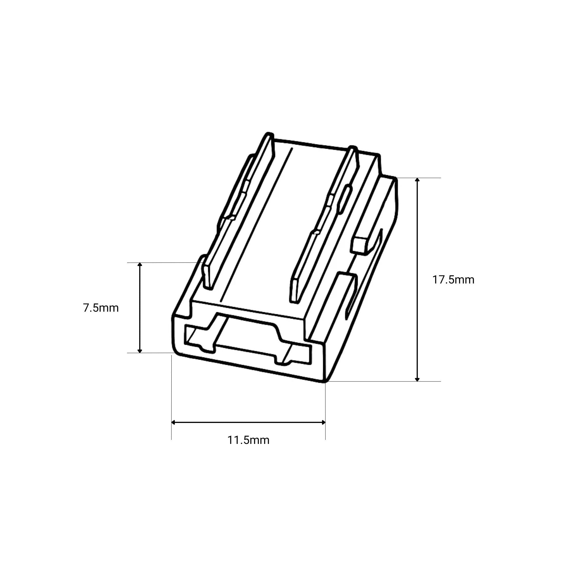 Conector tiras LED COB/SMD - Monocolor - 9 en 1 - 10mm (2)