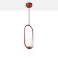 Crystal ball pendant light 