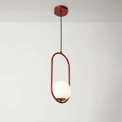Crystal ball pendant light 