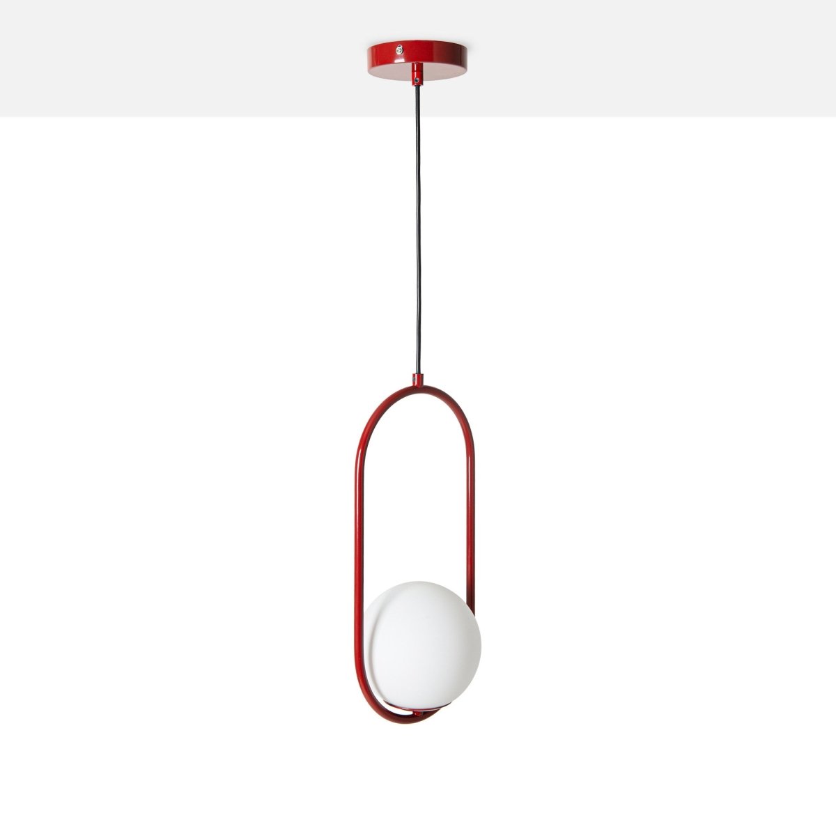 Lámpara colgante bola cristal "JOHN" - E27 - Ø 15cm (4)