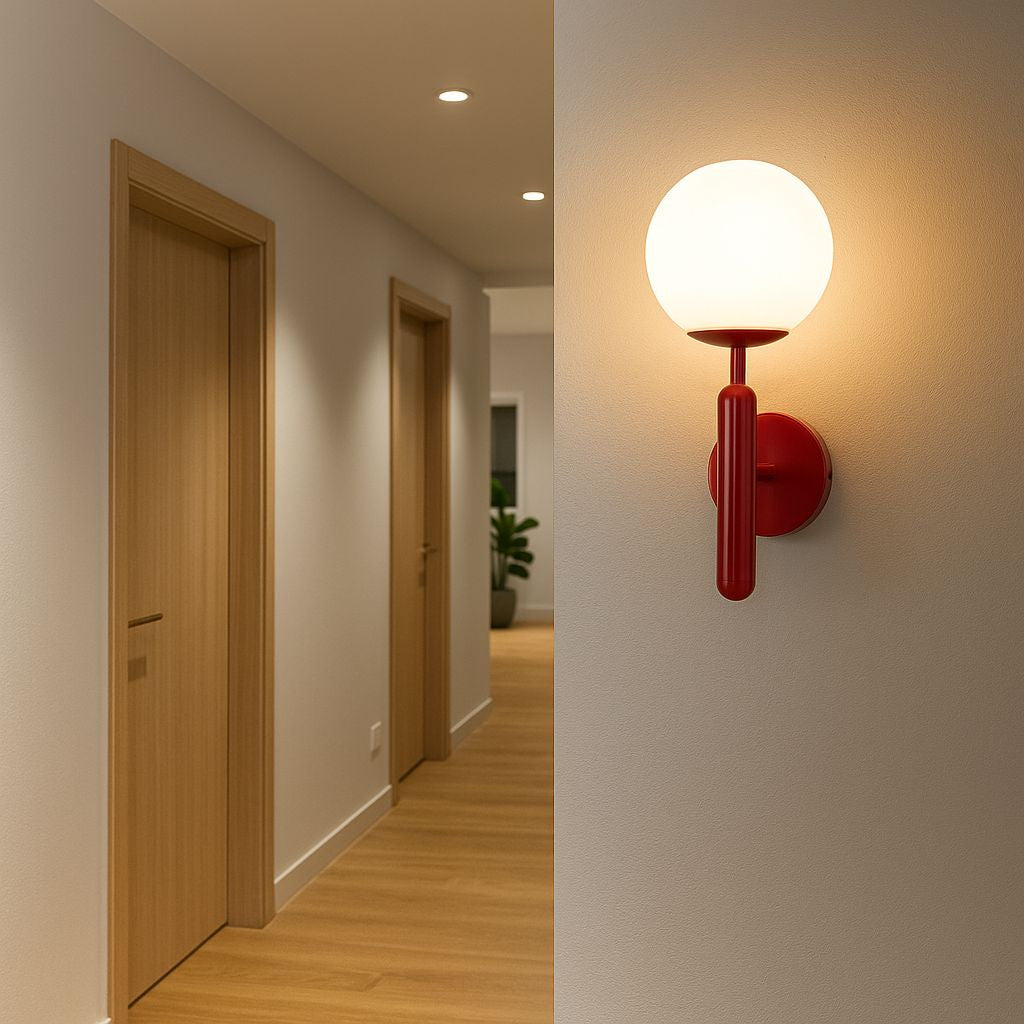 Aplique de pared bola cristal "Elsa" - E14 (17)