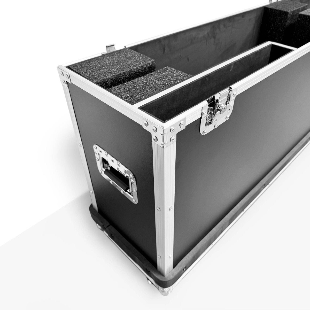 Flight Case para Tótems LCD DLS55 - con Foam, Ruedas y Asas – Transporte Seguro en Ferias y Eventos - Barcelona Led-Accesorios
