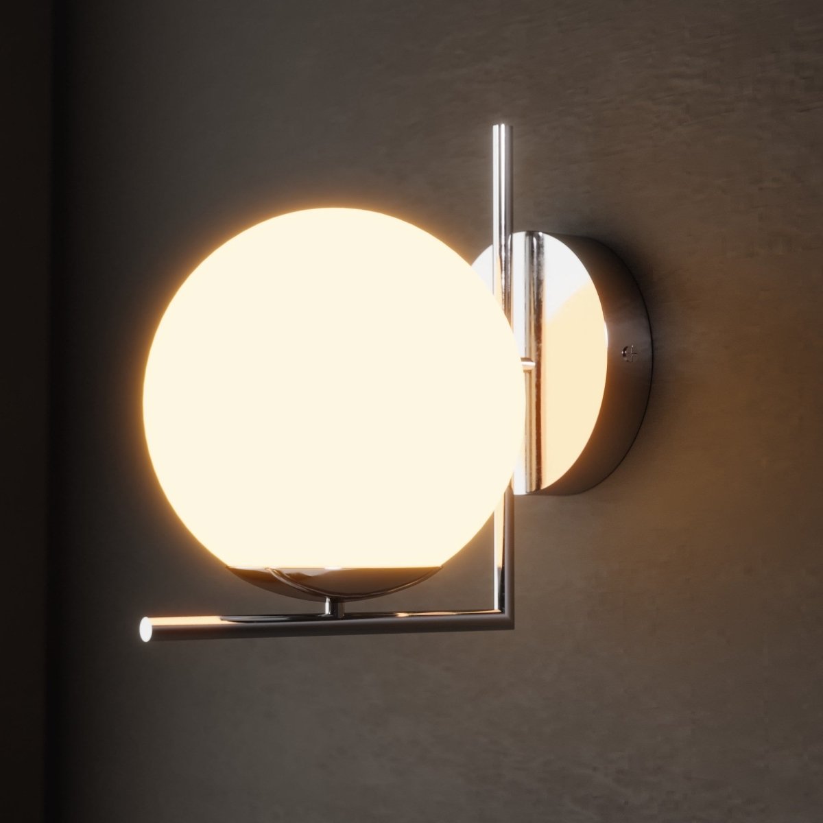 Aplique de pared bola cristal "Margaret" - Barcelona Led-Decoración