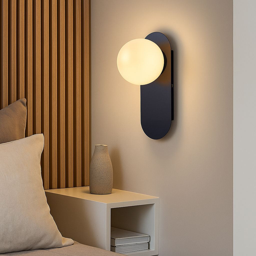 Aplique de pared bola cristal "Brian" - E27 (1)