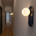 Crystal ball wall light 