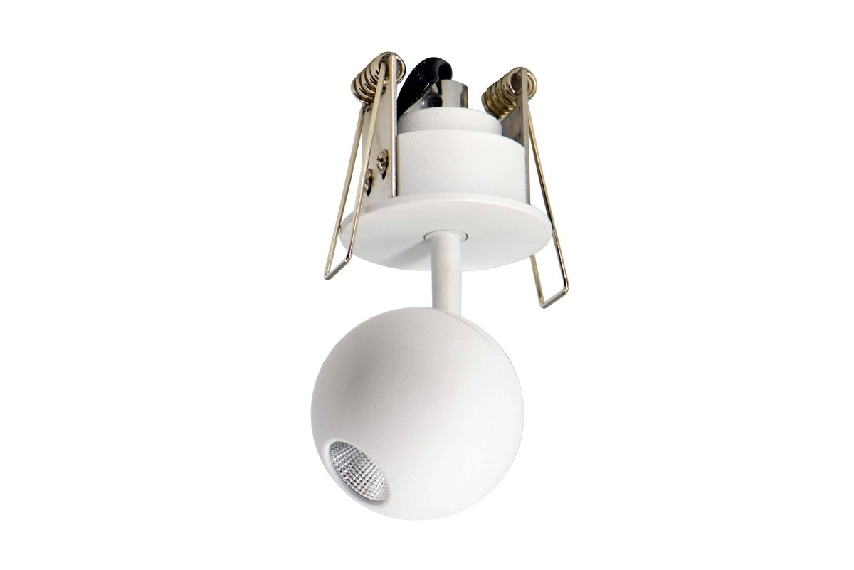 Aplique LED empotrable mini orientable 5W "LUNA" - Barcelona Led-Decoración