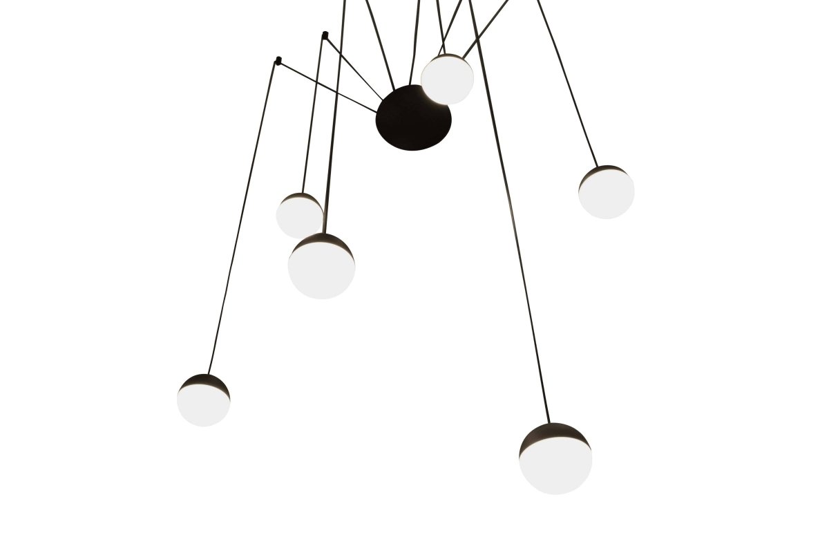 Lámpara colgante LED de diseño "ÓRBITA" - 6 x 9W (54W) - Barcelona Led-Decoración
