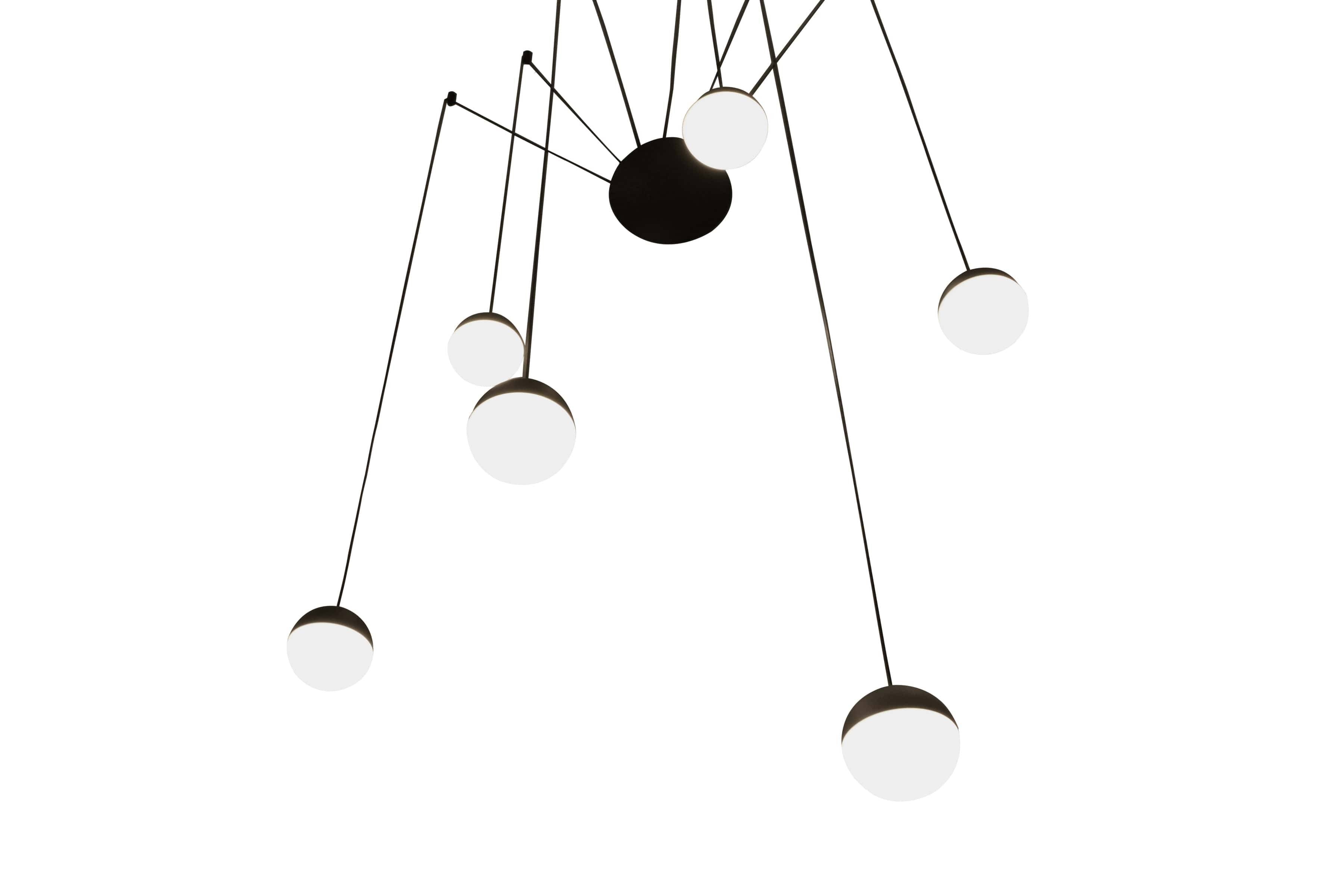 Lámpara colgante LED de diseño "ÓRBITA" - 6 x 9W (54W) (3)